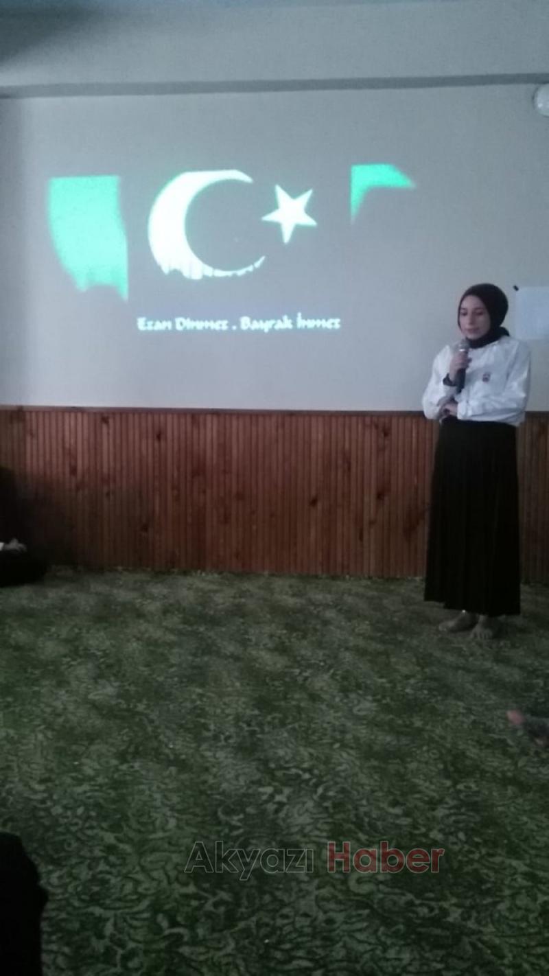 Yıldırım Kız Kuran kursu öğrencileri Şehit ve gaziler için program düzenledi