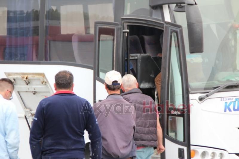 Yolcu Minibüsü Alev Aldı