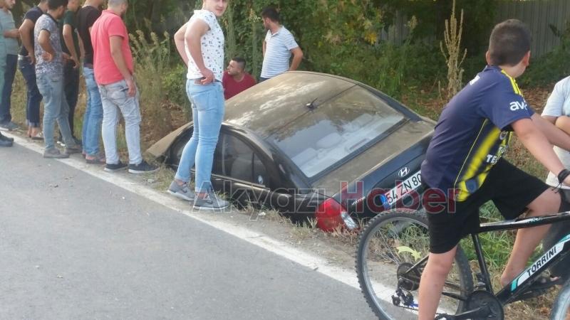 YOLDAN ÇIKTI ÇUKURA DÜŞTÜ