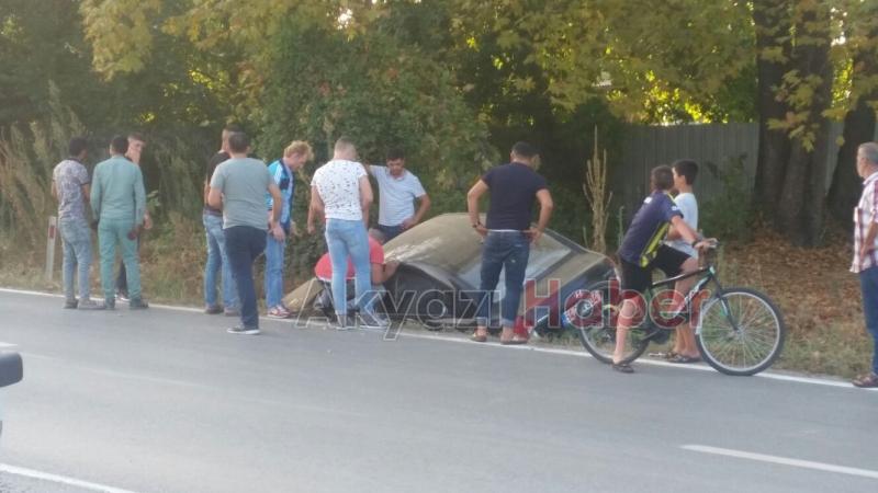 YOLDAN ÇIKTI ÇUKURA DÜŞTÜ