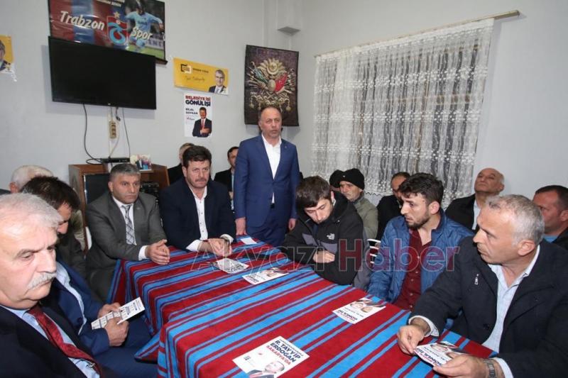 Yongalık ve Taşburunda coşkulu karşılama 