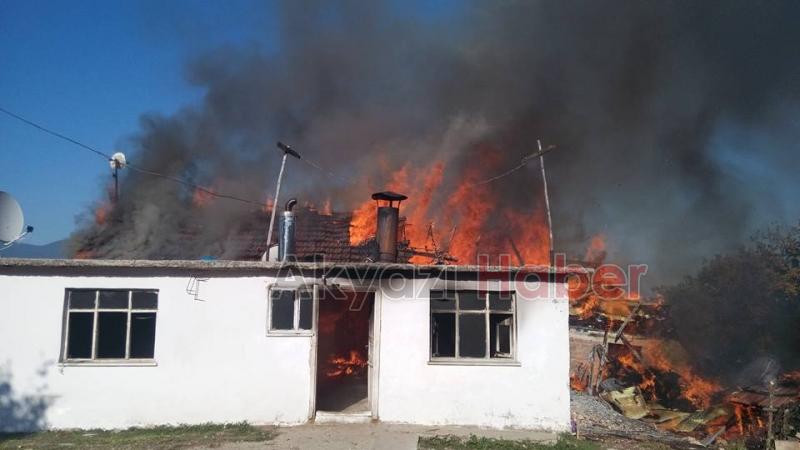  Yörükyeri mahallesinde Yangın