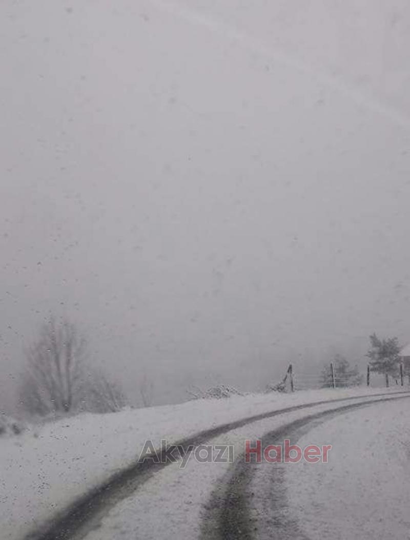 YÜKSEK KESİMLERDE KAR YAĞIŞI BAŞLADI