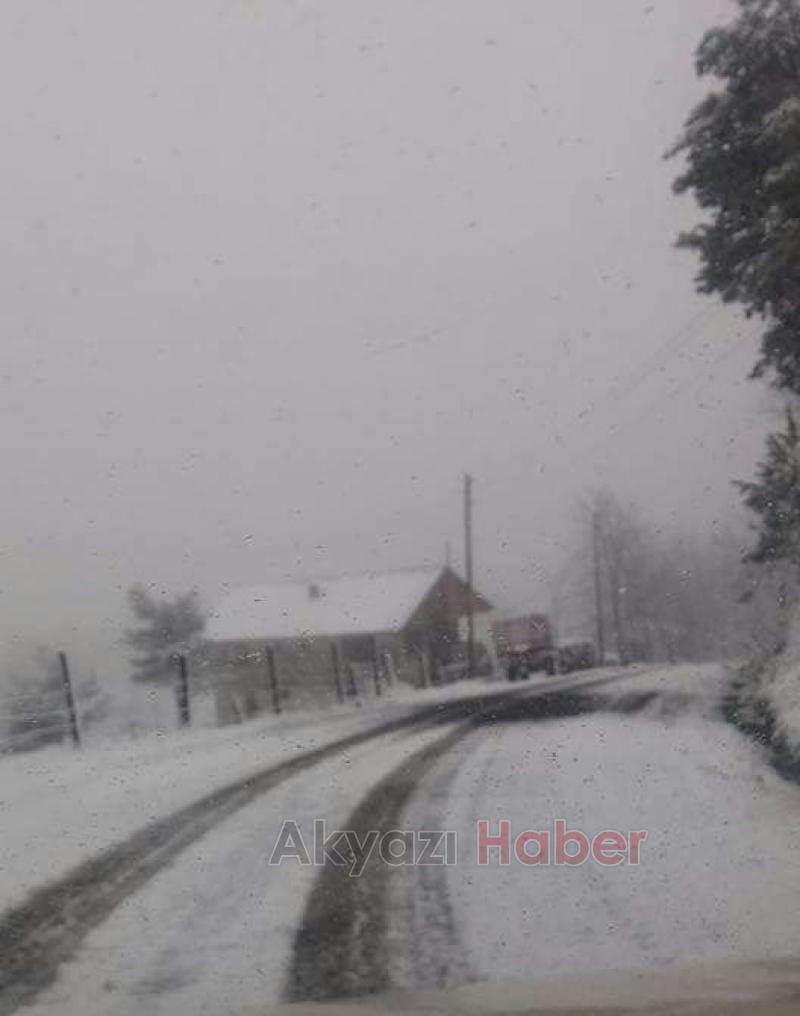 YÜKSEK KESİMLERDE KAR YAĞIŞI BAŞLADI