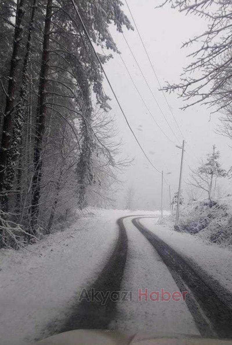 YÜKSEK KESİMLERDE KAR YAĞIŞI BAŞLADI