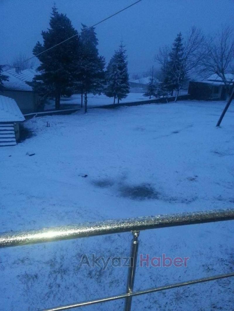 Yüksek Kesimlere Kar Yağışı Başladı