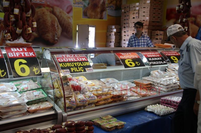 ZABITA MÜDÜRLÜĞÜNDEN RAMAZANDA PAZARYERİNDE SIKI DENETİM