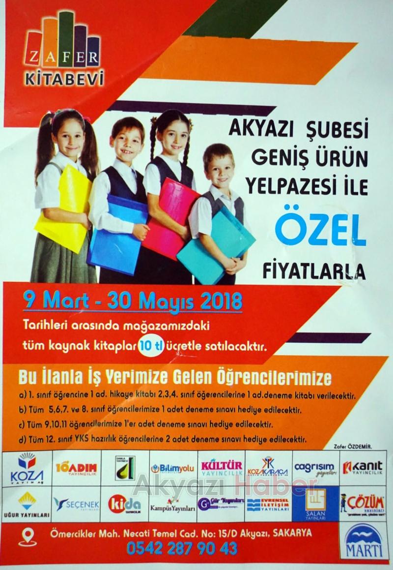 Zafer Kitapevi Hendek Şubesi Açıldı