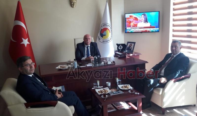 Ziraat Bankası Bölge Müdüründen Akyazı Ticaret Borsasına Ziyaret