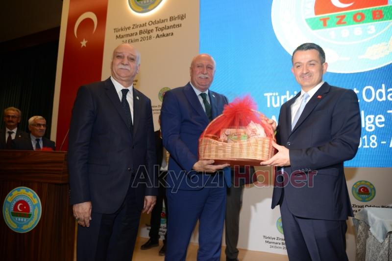 ZİRAAT ODALARI ÇİFTÇİNİN SORUNLARINI TARIM BAKANINA İLETTİ