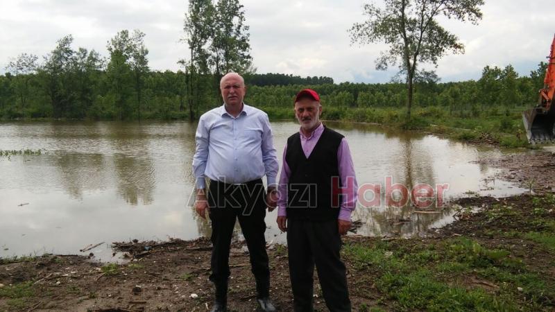 Ziraat Odası Başkanı’ndan Su Altında Kalan Tarım Alanlarında İnceleme