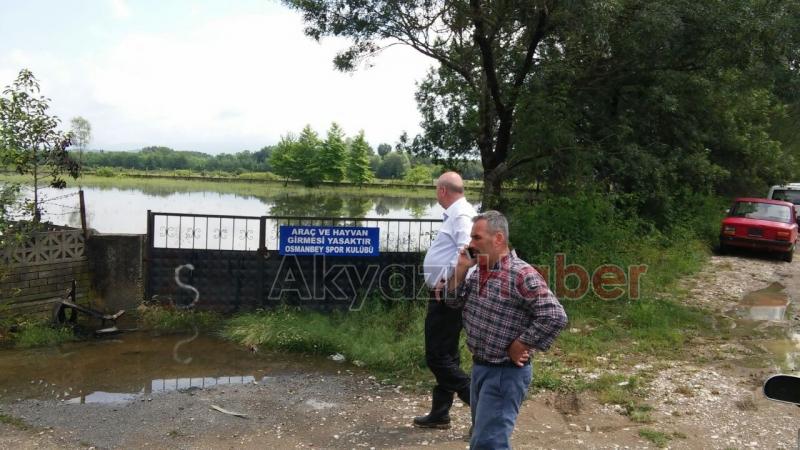Ziraat Odası Başkanı’ndan Su Altında Kalan Tarım Alanlarında İnceleme