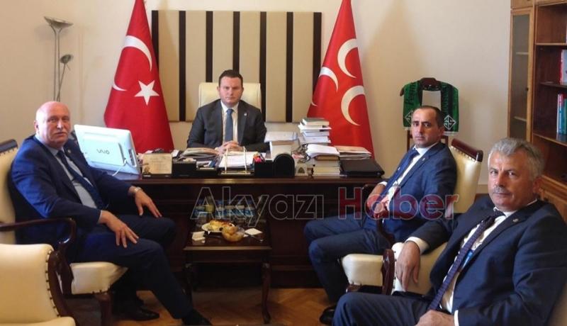 ZİRAAT ODASI BAŞKANLARI ANKARA’YA ÇIKARMA YAPTI