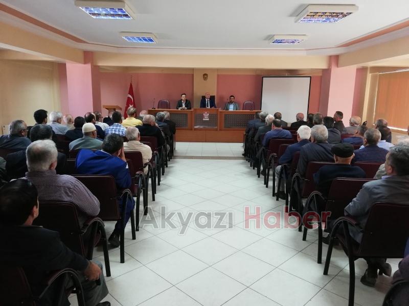 ZİRAAT ODASI ÇİFTÇİLERLE TOPLANDI