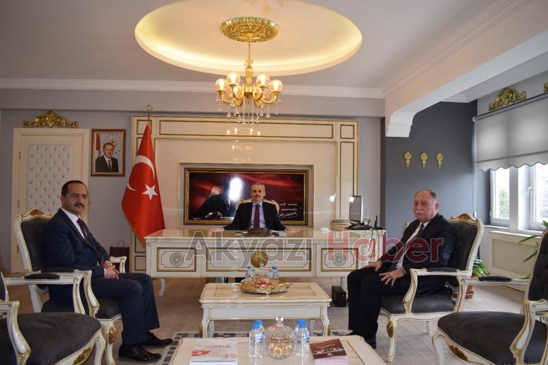  Z.ŞİNASİ BAYRAKTAR  KAYMAKAM MEHMET FATİH ÇİÇEKLİ’Yİ ZİYARET ETTİ