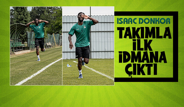 Ganalı yıldız takımla ilk idmana çıktı