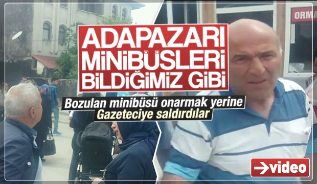 Gazeteciye Çirkin Saldırı