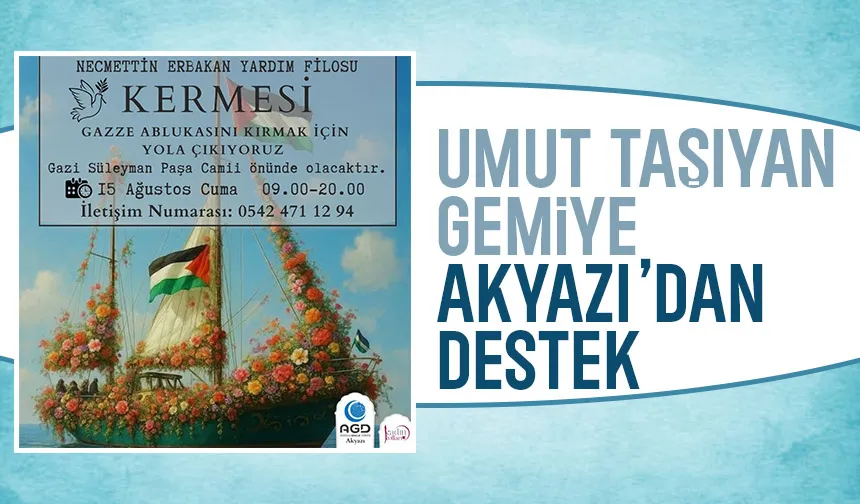 Gazze'ye yardım için kermes