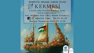Gazze'ye yardım için kermes