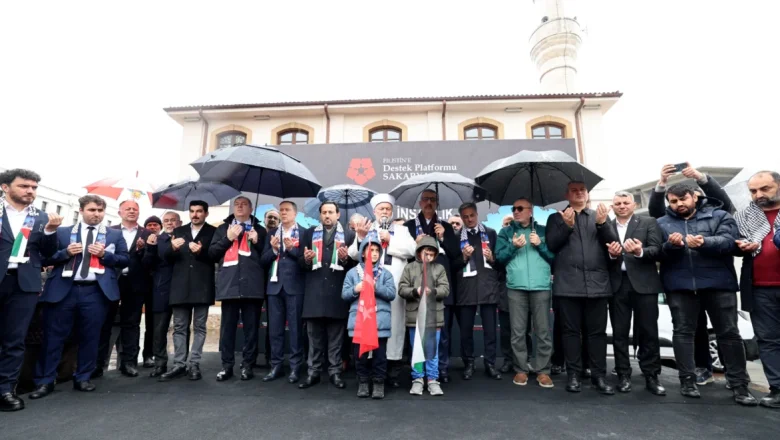 Gazze’ye Yardım Filosuna müdahale Sakarya'da protesto edildi