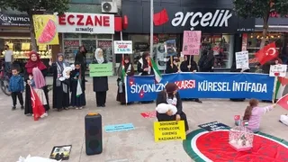 Gazze’yi unutmadılar sessiz nöbet devam ediyor