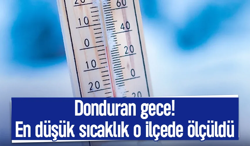 Gece don vurdu! Sakarya’da en düşük sıcaklık nerede ölçüldü?