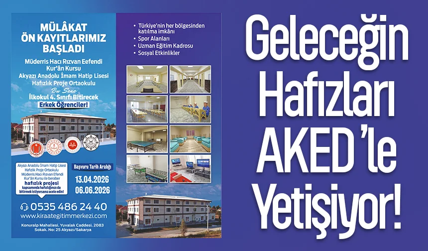 Geleceğin Hafızları AKED’de Yetişiyor!