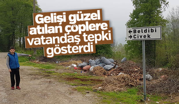 Gelişi Güzel Atılan Çöplere Tepki