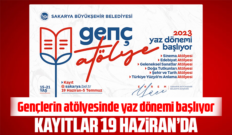 Genç Atölye eğitimlerinde yaz dönemi başlıyor