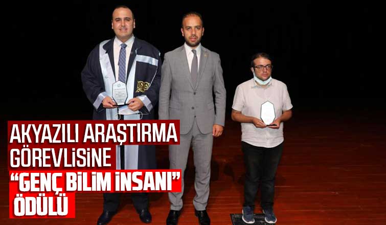 Genç Bilim İnsanı ödülü aldı