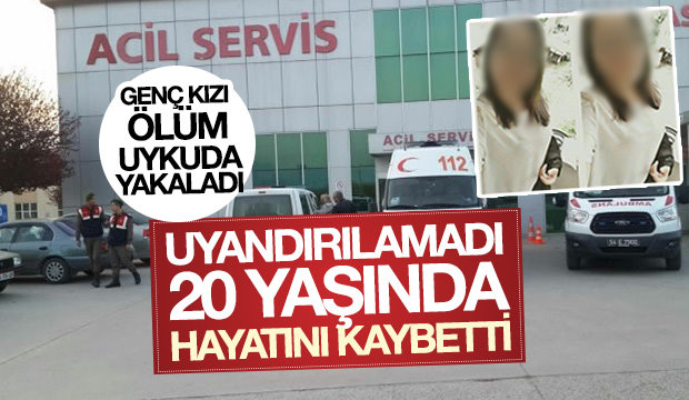 Genç Kızı Ölüm Uykuda Yakaladı