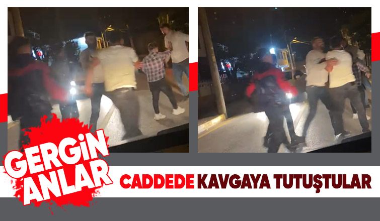 Gençler kavga etti