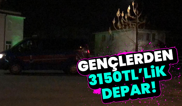 Gençlerden 3150TL’lik depar