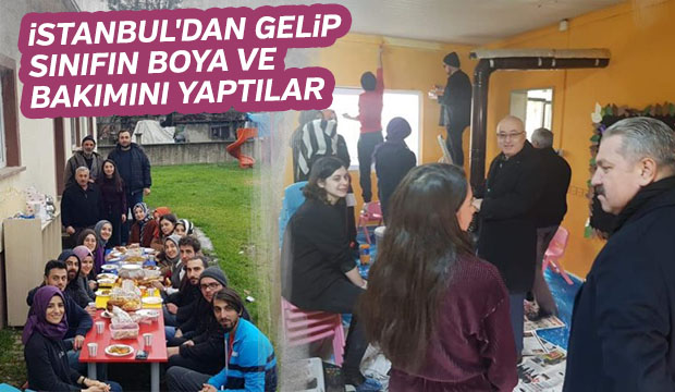 Gençlerden örnek davranış