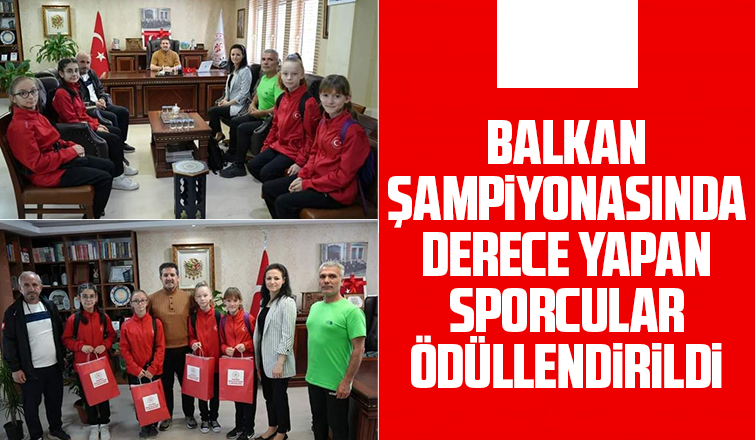 Gençlik Spor İl Müdürü, başarılı karatecileri ödüllendirdi