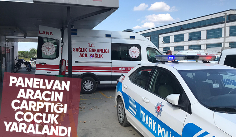 Geri manevra yaparken çocuğa çarptı