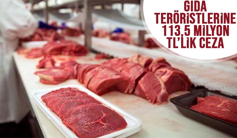 Gıdada hile yapan 8 bini aşkın işletmeye 113,5 milyon TL’lik ceza