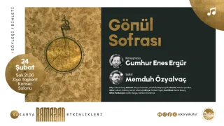 ‘Gönül Sofrası’ dinleti ve söyleşisi Ziya Taşkent’te