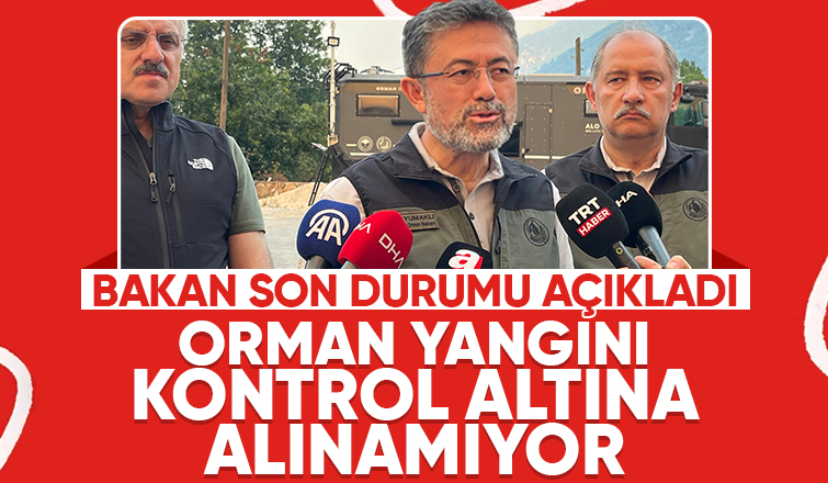 Göynük'teki orman yangınında son durum