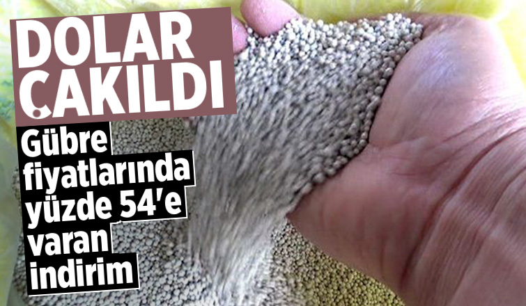 Gübre şirketlerinden indirim açıklamaları gelmeye başladı