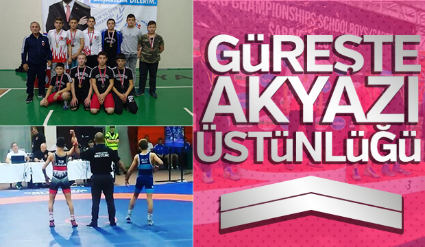 GÜREŞTE AKYAZI ÜSTÜNLÜĞÜ