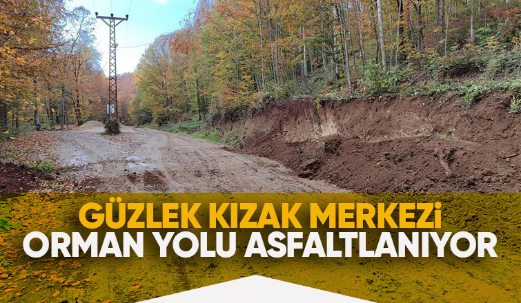 Güzlek Kızak Merkezi yolu asfalt olacak