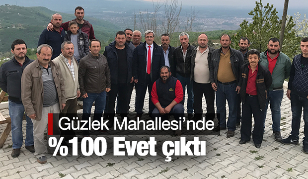 Güzlek Mahallesi Evet Dedi
