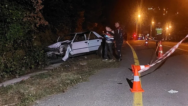 Güzlek'te kaza: Motosikletli öldü