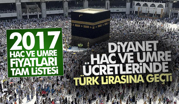 Hac ve umre fiyatları belli oldu