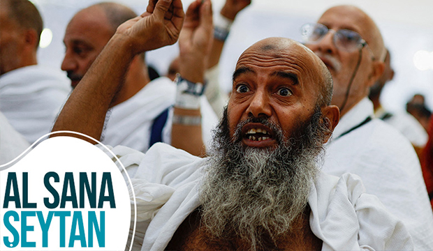 Hacılar şeytan taşladı