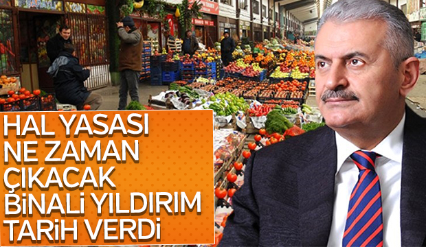 Hal yasası ne zaman çıkacak Binali Yıldırım tarih verdi