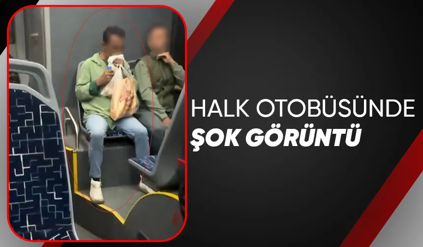Halk otobüsünde şok iddia