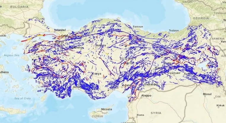 Haritada olmayan yeni fay tespit edildi