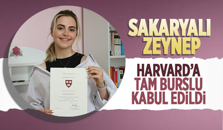 Harvard'a tam burslu kabul edildi